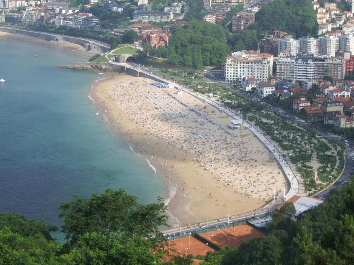 Beautiful Apartment Ondarreta Beach San Sebastian San Sebastián Exterior photo